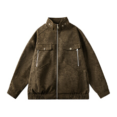 2025跨境批发年新款男士高品质皮衣夹克潮流休闲百搭春季皮衣外套