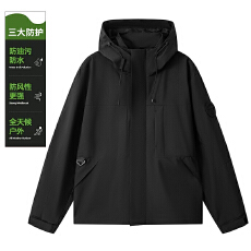 批发<b class='q'>工厂</b>直销户外冲锋衣男女款春秋季防风防水耐磨登山服夹克外套