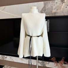 批发CCZEE 奶味咩咩 腰链斗篷针织上衣女外套慵懒风休闲赠送腰链袖套