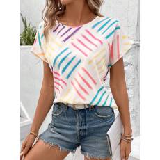 批发<b class='q'>欧美</b> 外贸款 上衣 短袖 夏