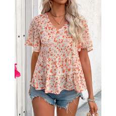 批发<b class='q'>欧美</b> 外贸款 上衣 短袖 夏