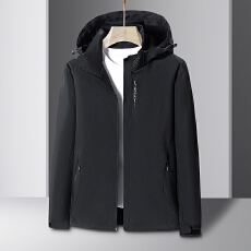 批发运动外套男2025<b class='q'>春</b>季新款休闲冲锋衣男<b class='q'>春</b>季潮流防水户外夹克男装