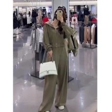 批发2026新款休闲运动服套装女秋<b class='q'>冬</b>宽松时尚卫衣有加绒和不加绒