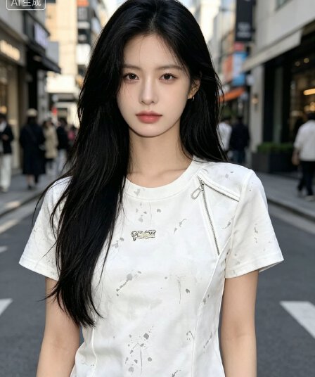 달콤한 핫걸 지퍼 디자인 라운드 넥 반팔 티셔츠 여성 여름 홍콩 스타일 긍정적 인 어깨 고유 한 Chic 몸매 가꾸기 슬림해 보이는 맨위
