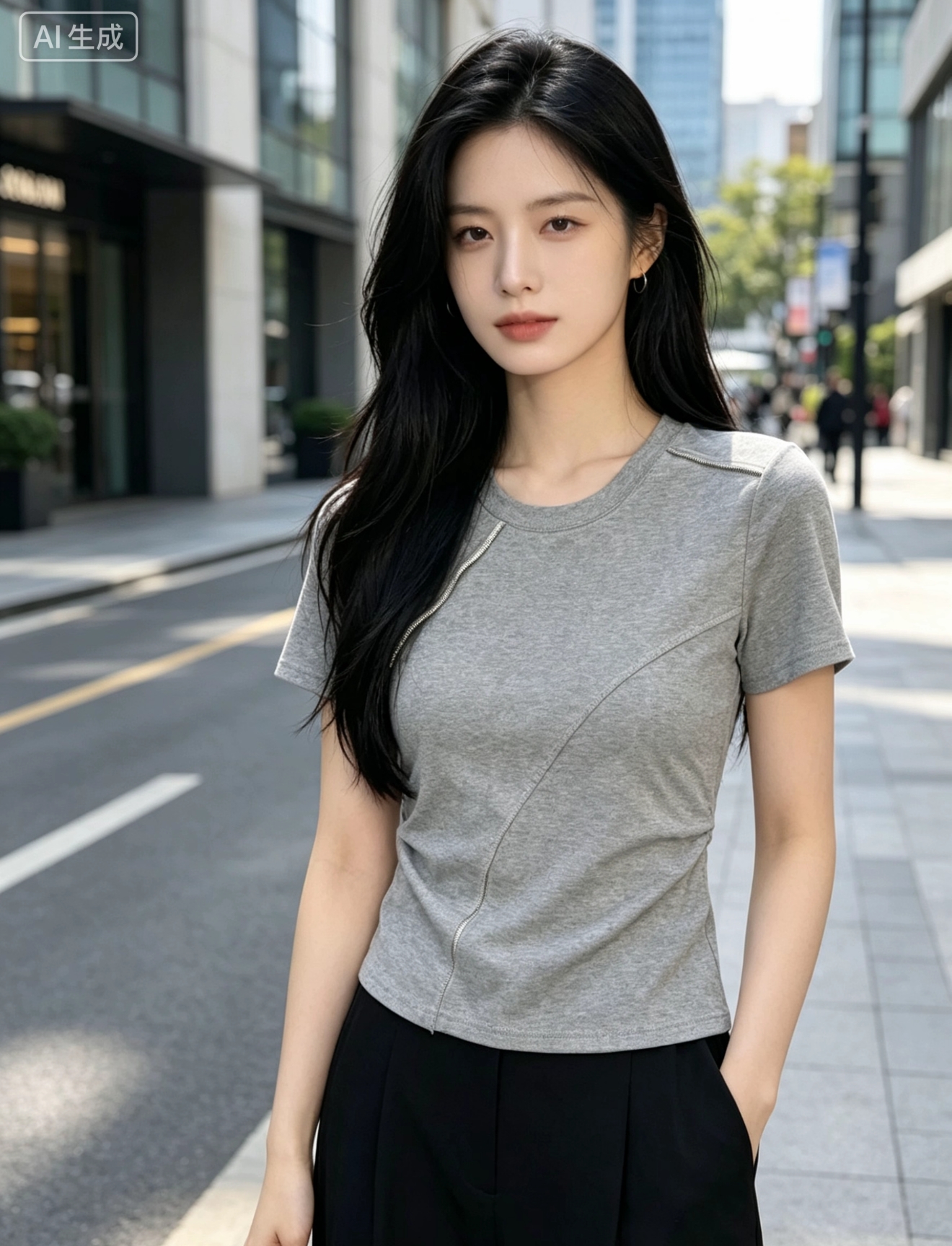 2026 년 열세 개 무거운 작업 새로운 핫걸 다용도 무거운 작업 슬림해 보이는 반팔 티셔츠 짧은 맨위