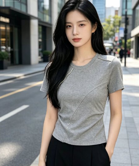 2026 년 열세 개 무거운 작업 새로운 핫걸 다용도 무거운 작업 슬림해 보이는 반팔 티셔츠 짧은 맨위