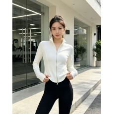 批发高级感立领拉链正肩长袖开衫外套女秋季新款<b class='q'>修身</b>显瘦外搭小上衣
