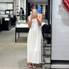 批发韩国<b class='q'>东大门</b>法式度假风压褶吊带<b class='q'>连衣裙</b>女