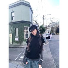 批发黑色针织马甲背心女2025秋冬季新款宽松显瘦无袖叠穿毛衣马夹上衣