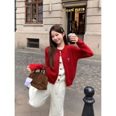 批发刺绣蝴蝶结假两件<b class='q'>毛衣</b><b class='q'>开衫</b><b class='q'>女</b>秋季2025新款设计感内搭减龄针织上衣