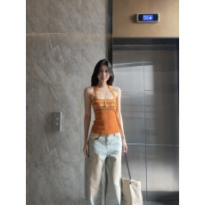 批发美式重磅<b class='q'>蕾丝</b>两穿<b class='q'>裹</b><b class='q'>胸</b>挂脖背心女夏季新款设计感修身纯欲上衣潮