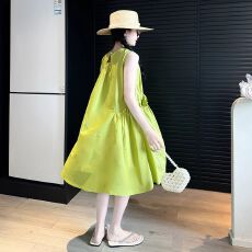 批发女童夏季连衣<b class='q'>裙</b>2025新款洋气女孩棉布<b class='q'>裙</b>凉快中大<b class='q'>儿童</b>夏装<b class='q'>裙</b>子薄款