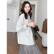 批发绿色长袖飘带<b class='q'>衬衫</b>女款2026新款春装法式轻奢高级感女士<b class='q'>衬衣</b>上衣