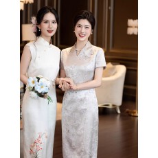 批发喜婆婆婚宴装结婚旗袍2026新款婚礼妈妈礼服年轻