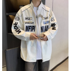 批发美式春秋痞帅外套男ins高街潮牌港风日系原宿风韩版潮流宽松夹克