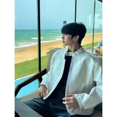 批发美式春秋痞帅外套男ins高街潮牌港风日系原宿风韩版潮流宽松夹克