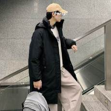 美式情侣装中长款棉衣男女生冬季宽松东大门日系连帽过膝棉服外套