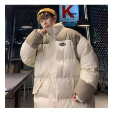 美式复古撞色男女款冬季新款宽松学生小个子情侣面包服棉袄外套潮