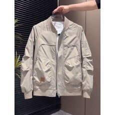 批发棒球服夹克男春秋<b class='q'>日系</b>新款潮牌工装男装美式<b class='q'>复古</b>修身飞行员外套男