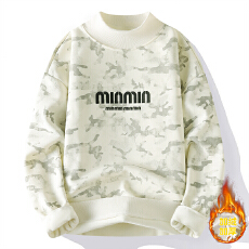 批发加绒加厚重磅<b class='q'>男士</b>冬季高领美式休闲长袖<b class='q'>卫衣</b>上班日常宽松潮流打底