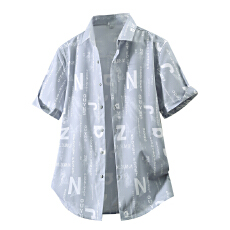 批发弹力轻商务夏季新款<b class='q'>男士</b><b class='q'>短袖</b>休闲<b class='q'>衬衫</b>韩版潮流修身竹纤维轻奢<b class='q'>衬衣</b>