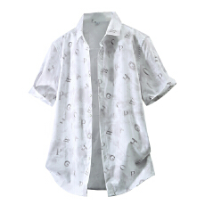 批发弹力轻商务夏季新款<b class='q'>男士</b><b class='q'>短袖</b>休闲<b class='q'>衬衫</b>韩版潮流修身竹纤维轻奢<b class='q'>衬衣</b>