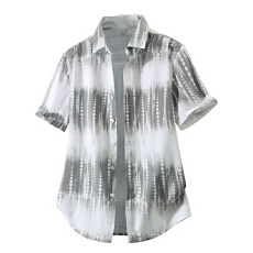 批发弹力轻商务夏季新款男士短袖休闲<b class='q'>衬衫</b>韩版潮流修身竹纤维轻奢<b class='q'>衬衣</b>