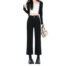 批发实拍 百搭时髦｜修身显瘦翻边烟管裤女 八分&<b class='q'>九分</b>&长裤