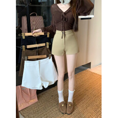 批发实拍实价 基础性感辣妹<b class='q'>包臀</b>裤a字热裤女秋冬高腰弹力<b class='q'>打底裤</b>休闲裤