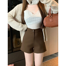 批发实拍实价 基础性感辣妹<b class='q'>包臀</b>裤a字热裤女秋冬高腰弹力<b class='q'>打底裤</b>休闲裤