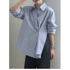 批发白色衬衫女衬衣法式上衣2025春秋新款爆款内搭外套长袖设计感<b class='q'>休闲</b>