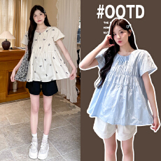 批发实拍<b class='q'>孕妇装</b>衬衫夏装2026新款<b class='q'>孕妇</b><b class='q'>夏装</b>衬衣上衣宽松大码女上衣