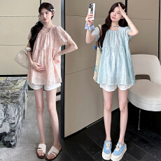 批发实拍<b class='q'>孕妇装</b>衬衫夏装2026新款<b class='q'>孕妇</b><b class='q'>夏装</b>衬衣上衣宽松大码女时髦