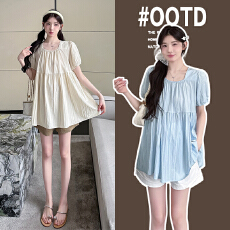 批发实拍孕妇装衬衫<b class='q'>夏</b>装2025新款孕妇<b class='q'>夏</b>装衬衣上衣宽松大码女时髦