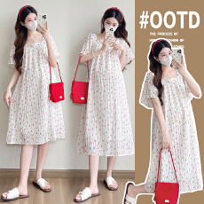 批发实拍大量<b class='q'>孕妇</b><b class='q'>连衣裙</b>夏装2026新款夏季长款/<b class='q'>中长款</b>碎花裙