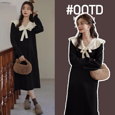 批发2075孕妇装衬衫上衣春装2026新款假两件套衬衣新款孕妇装<b class='q'>千鸟格</b>