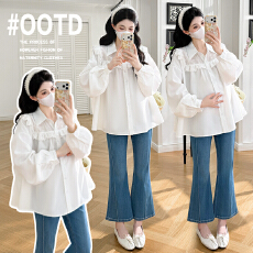 批发实拍現货孕妇装衬衫春装2026新款小性感雪纺衬衣上衣春<b class='q'>秋</b>款