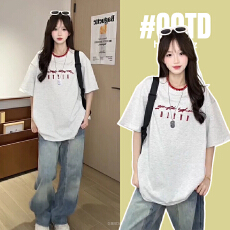 批发<b class='q'>孕妇装</b>夏季纯棉短袖t恤2026新款刺绣花中长宽松圆领上衣<b class='q'>大码</b>体恤