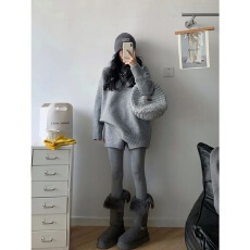 批发休闲毛衣短裤套装女<b class='q'>甜美</b>简约时尚穿搭一整套慵懒针织百搭2025秋冬