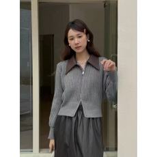 批发<b class='q'>毛衣</b><b class='q'>女</b>秋冬季秋新款爆款洋气时尚软糯翻领拉链针织<b class='q'>开衫</b>短外套