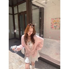 批发花间序曲 精纺羊毛幼马海 手工钩花宽松毛衣<b class='q'>开衫</b>
