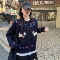 批发秋冬新款<b class='q'>可爱</b>风减龄开衫外套女士宽松显瘦内搭毛衣软糯针织衫