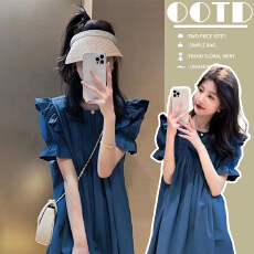 批发孕妇装夏装连衣裙2026新款高品质夏天裙子夏季孕期穿搭小个子长裙