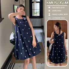 批发有货 2026年夏季新品小个子法式背心裙宽松显瘦孕妇装夏装