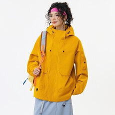 批发出货高品质设计感防水防风休闲外套夹克连帽冲锋衣孕妇上衣