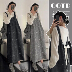 批发春季小香风蝴蝶<b class='q'>刺绣</b>孕妇背心<b class='q'>连衣裙</b>