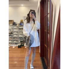 批发小个子白色<b class='q'>连衣裙</b>夏季学院风裙子娃娃领<b class='q'>连衣裙</b>女长袖衬衫裙纯色