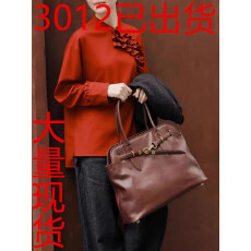 批发新中式轻国风安可拉红色花卷斜边长袖<b class='q'>T</b><b class='q'>恤</b>巨好看设计感上衣2025秋