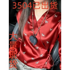 批发新中式国风红色小马印花上衣女独特漂亮改良<b class='q'>唐装</b>掐腰系带<b class='q'>汉服</b>小衫