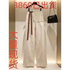 批发2026新款<b class='q'>夏季</b>轻奢小众不撞款意式老钱风轻奢高级感棕色西装裤